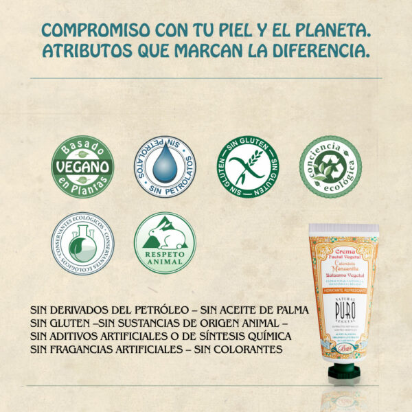 Crema Facial Caléndula Manzanilla - Imagen 2