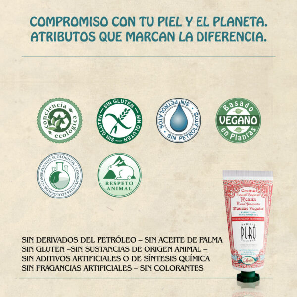 Crema Facial Rosa Mosqueta - Imagen 2