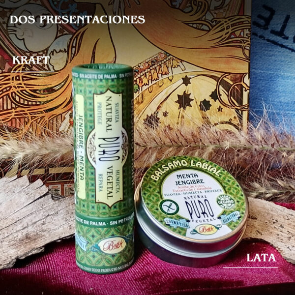 Nuevo Bálsamo Labial Jengibre Menta Caléndula Kraft - Imagen 8