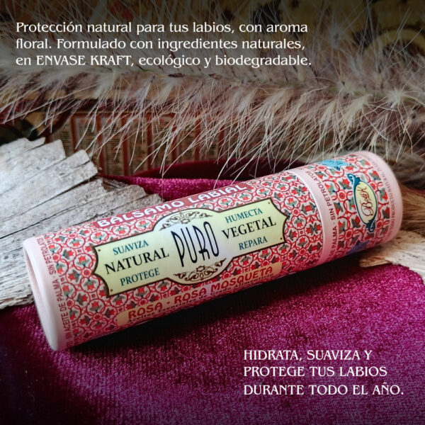 Nuevo Bálsamo Labial Rosa Mosqueta Kraft - Imagen 3