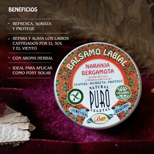 Nuevo Bálsamo Labial Lata Naranja Bergamota - Imagen 4