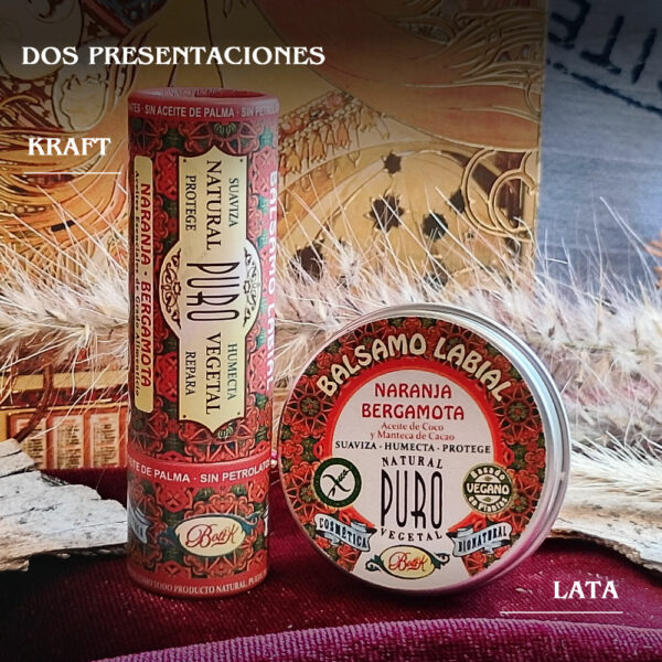 Nuevo Bálsamo Labial Lata Naranja Bergamota - Imagen 8