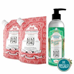 Combo Eco Acondicionador Rosas Rosa Mosqueta