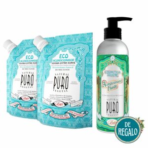 2 Sachet Eco Acondicionador Neutro Extra Suave 280 ml + Envase Refill de REGALO