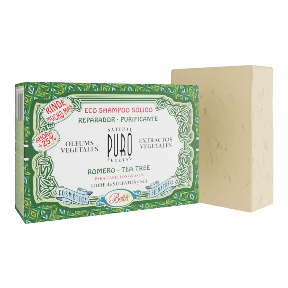 Eco Shampoo Sólido Romero Tea Tree 100g