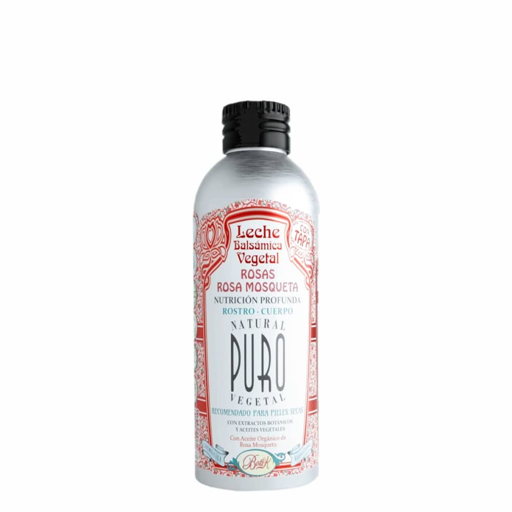 Eco Leche Balsámica Rosas y Rosa Mosqueta Aluminio Con Tapa 150 ml