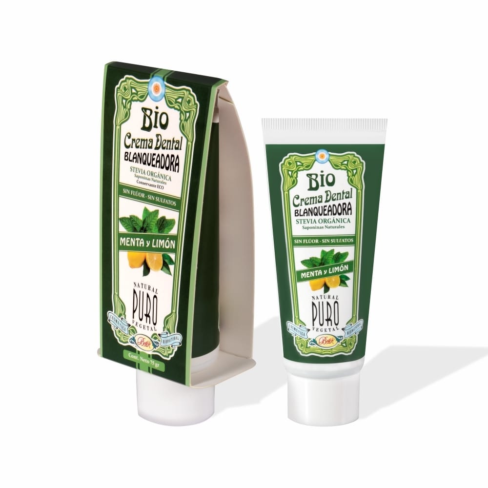 Crema Dental Blanqueadora Menta Limón 75g
