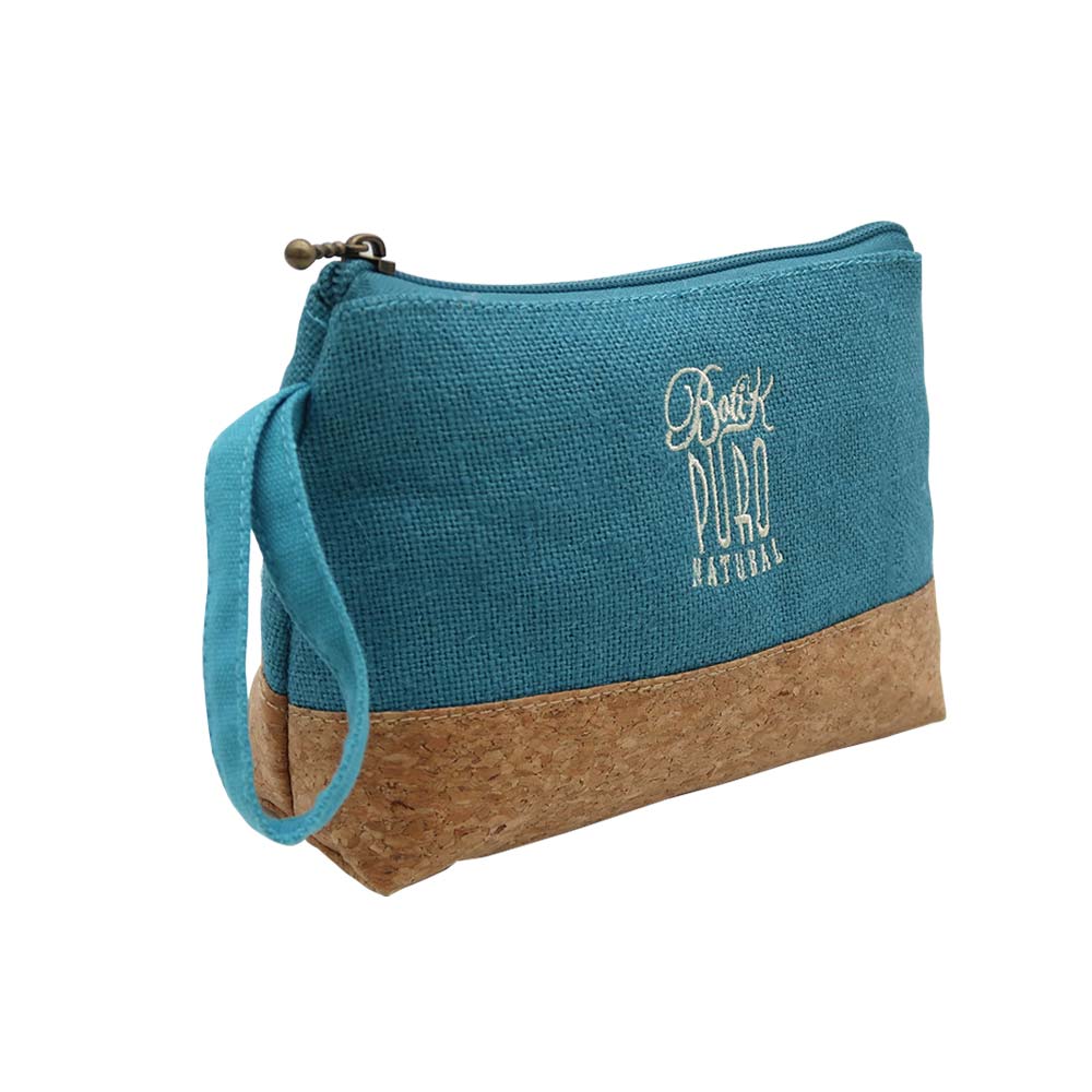 Neceser de Viaje – Turquesa con base marrón claro