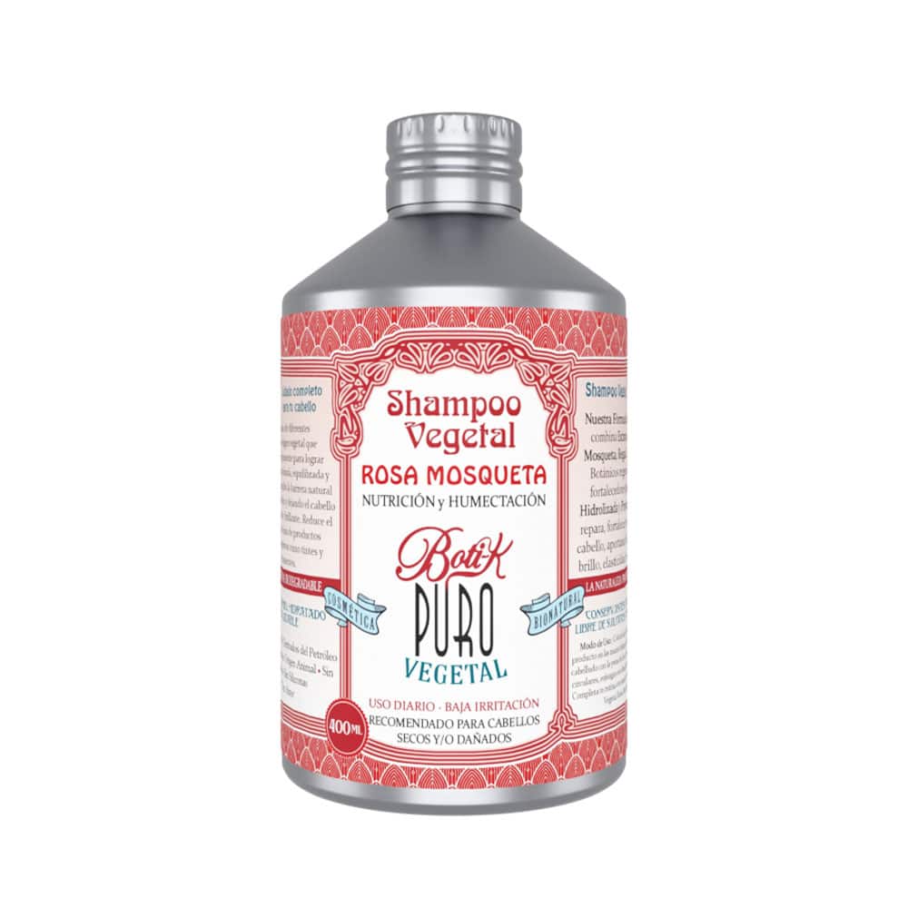 Shampoo Líquido Vegetal Rosas Rosa Mosqueta 400ml