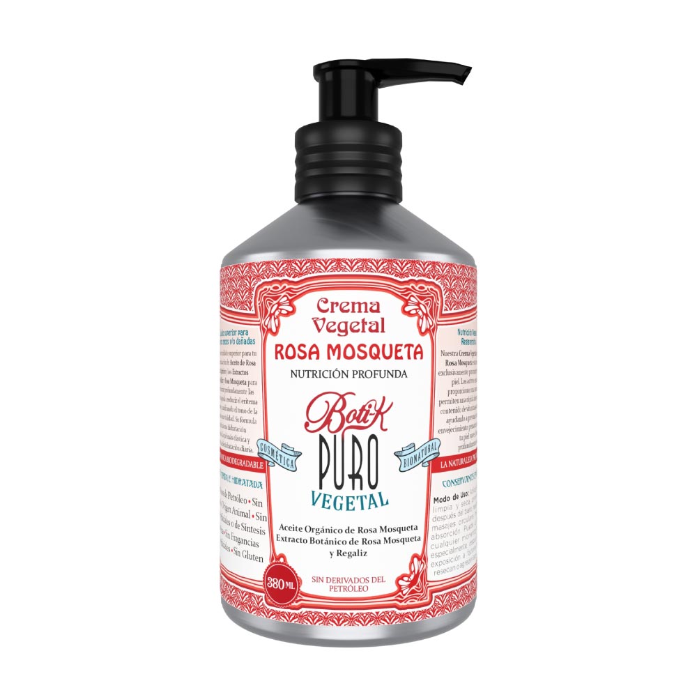 Crema vegetal de Rosa Mosqueta 380ml